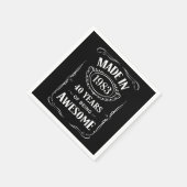 Gemaakt in 1983, 40 jaar geweldige 2023 dag servet (Hoek)