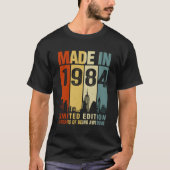 gemaakt in 1984 39 jaar Geweldige T-shirt (Voorkant)
