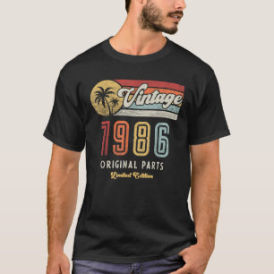 Gemaakt in 1986 40 Jaar Oude Grappige Klassieker C T-shirt