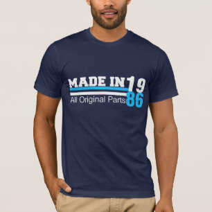 GEMAAKT in 1986 Alle ORIGINELE T - shirts
