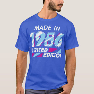 Gemaakt in 1986 Limited Edition 1 T-shirt
