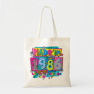 Gemaakt in 1986 Limited Edition Retro 80s Boodscha Tote Bag