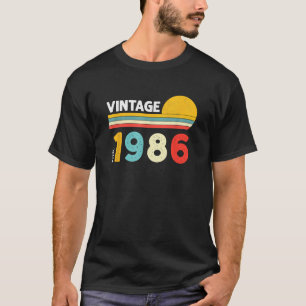 Gemaakt in 1986 Verjaardag 40 Jaar Oude Cadeaus Pr T-shirt