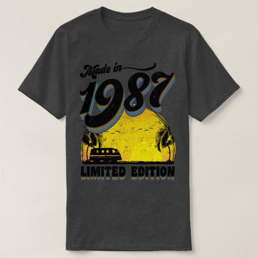 Gemaakt in 1987 Limited Edition T-shirt (Design voorkant)