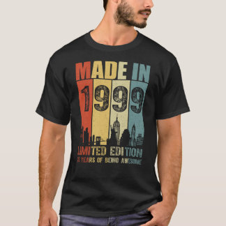 Gemaakt in 1999 Limited Edition 26 jaar T-shirt