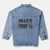Gemaakt in 90's denim jacket (Achterkant)