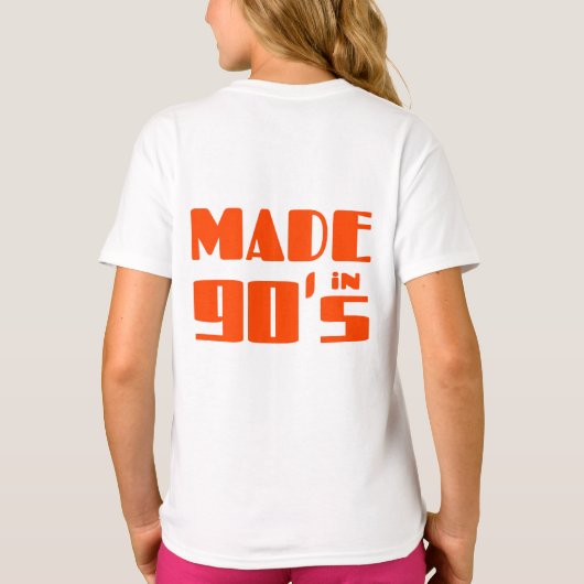 Gemaakt in 90's t-shirt (Achterkant)