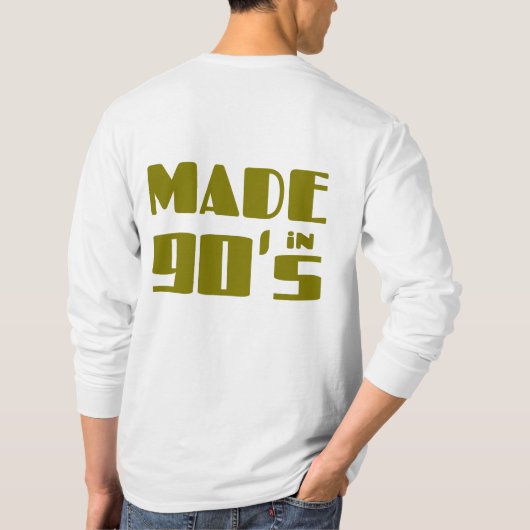 Gemaakt in 90's t-shirt (Achterkant)