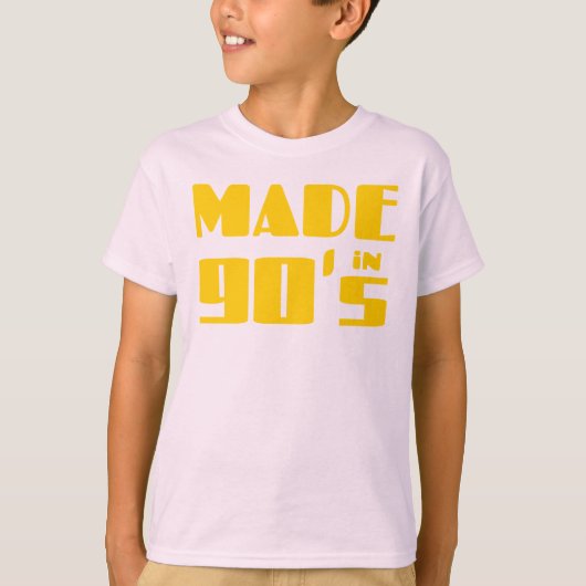 Gemaakt in 90's t-shirt (Voorkant)