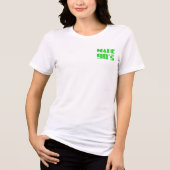 Gemaakt in 90's Tri-Blend shirt (Voorkant)