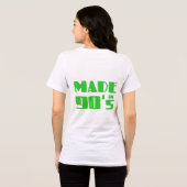 Gemaakt in 90's Tri-Blend shirt (Achterkant volledig)