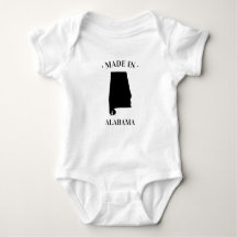 Gemaakt in Alabama AL Baby Bodysuit
