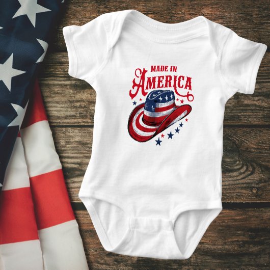 Gemaakt in Amerika Baby Bodysuit
