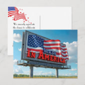 Gemaakt in Amerika Billboard Briefkaart (Voorkant / Achterkant)