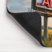 Gemaakt in Amerika Billboard in een land veld Muismat (Hoek)