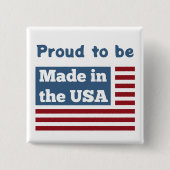 Gemaakt in Amerika Button (Voorkant)