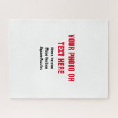 Gemaakt in Amerika Custom Foto Patriottisch Legpuzzel (Horizontaal)