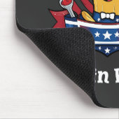 Gemaakt in Amerika Dipped in Ketchup Funny Patriot Muismat (Hoek)