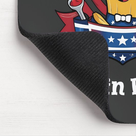 Gemaakt in Amerika Dipped in Ketchup Funny Patriot Muismat (Hoek)