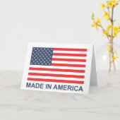 Gemaakt in Amerika Kaart (Gele Bloem)