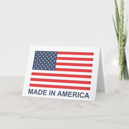 Gemaakt in Amerika Kaart (Voorkant)