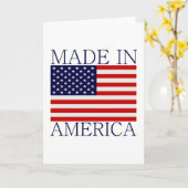 Gemaakt in Amerika Kaart (Gele Bloem)