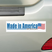 Gemaakt in Amerika met Duitse onderdelen Bumpersticker (Op auto)