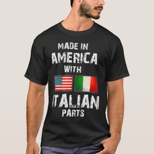 Gemaakt in Amerika met Italiaanse onderdelen Grapp T-shirt (Voorkant)