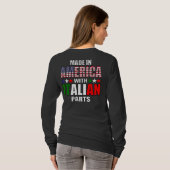 Gemaakt in Amerika met Italiaanse onderdelen T-shirt (Achterkant volledig)