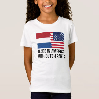 Gemaakt in Amerika met Nederlandse onderdelen T-shirt