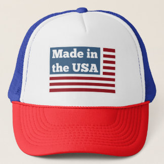 Gemaakt in Amerika Patriottische Trucker Hat Pet