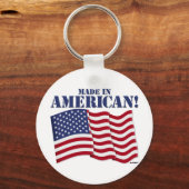 GEMAAKT IN AMERIKA! SLEUTELHANGER (Voorkant)