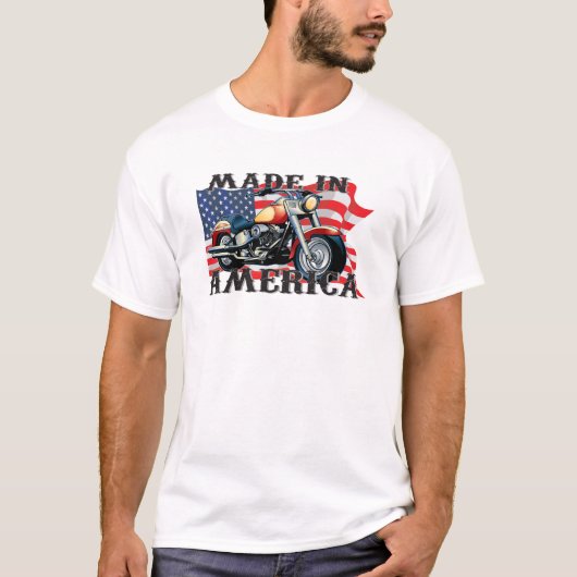 gemaakt in amerika t-shirt (Voorkant)