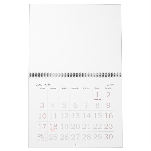 Gemaakt in Australië Kalender (Jan 2027)