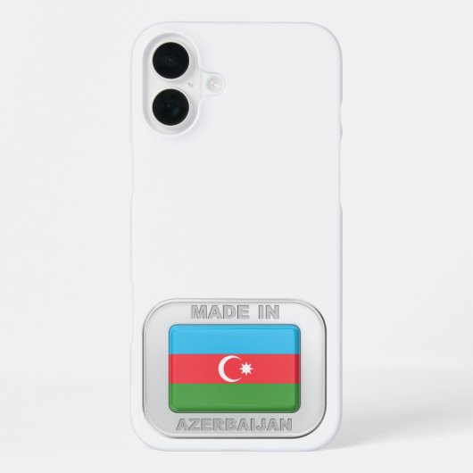 Gemaakt in Azerbeidzjan iPhone Hoesje (Achterkant)