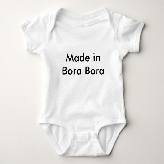 Gemaakt in baby Bora Bora Romper (Voorkant)