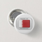 Gemaakt in Bahrein Ronde Button 3,2 Cm (Voorkant /achterkant)