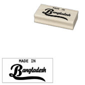Gemaakt in Bangladesh Rubberstempel (Gestempeld)