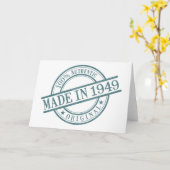 Gemaakt in Begroeten van het Logo van de Stijl van Kaart (Gele Bloem)