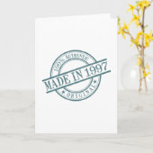 Gemaakt in Begroeten van het Logo van de Stijl van Kaart (Gele Bloem)