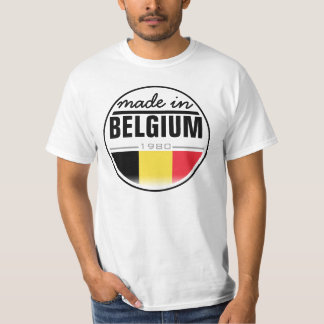 Gemaakt in ... "België" T-shirt