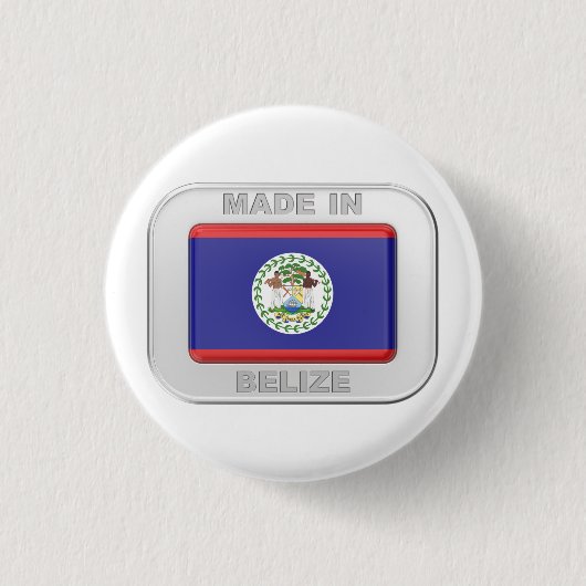 Gemaakt in Belize Ronde Button 3,2 Cm (Voorkant)