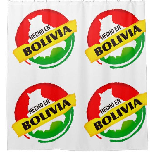 Gemaakt in Bolivia Douchegordijn (Voorkant)
