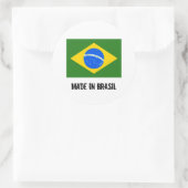 Gemaakt in Brasil grote ronde stickers (Tas)