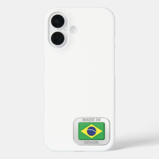 Gemaakt in Brazilië Case-Mate iPhone Case (Achterkant)