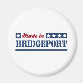 Gemaakt in Bridgeport Magneet (Voorkant)