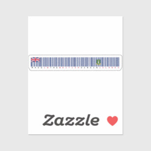 Gemaakt in Britse Maagdeneilanden Vlag Sticker