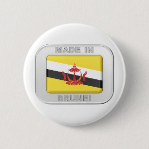 Gemaakt in Brunei Ronde Button 5,7 Cm