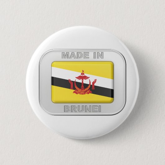 Gemaakt in Brunei Ronde Button 5,7 Cm (Voorkant)