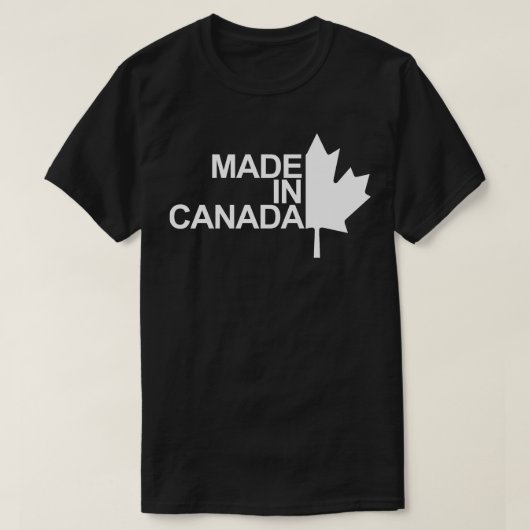 Gemaakt in Canada 2 T-shirt (Design voorkant)
